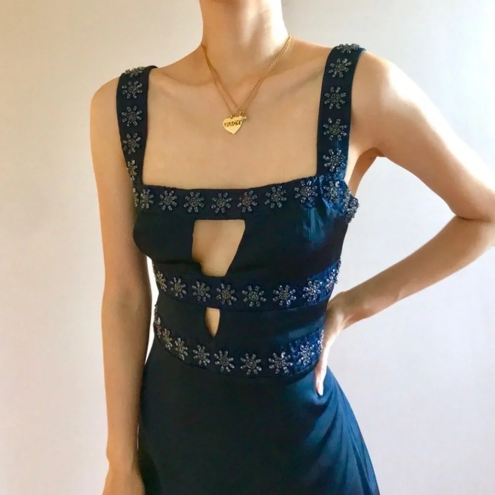 FOR LOVE AND LEMONS OPAL BEADED MINI DRESS SIZE SMALL FROM REVOLVE - Picture 1 of 4